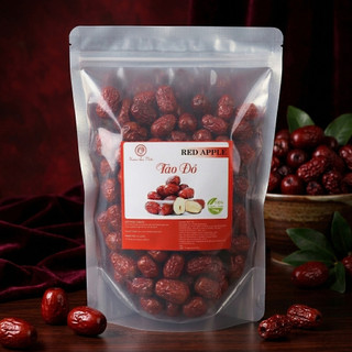 Táo Đỏ Khô 1Kg – Táo Tàu Khô Nấu Nước, Hầm, Ăn Trực Tiếp