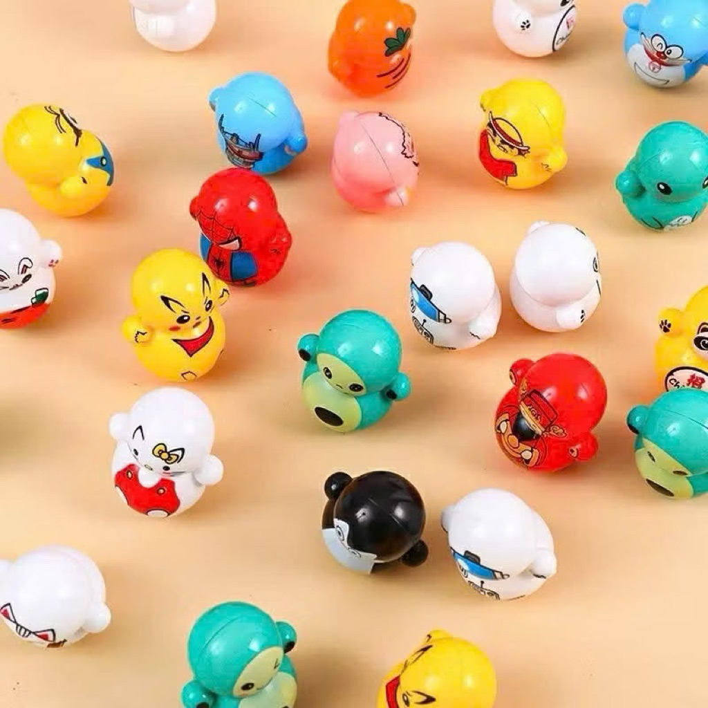 Combo 50 lật đật mini mẫu mới nhiều màu nhiều mẫu xinh xắn dễ thương Đồ Chơi Toy Voi