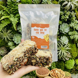 Thanh Cơm Chà Bông Mix Hạt Dinh Dưỡng Túi 500g – Snack Healthy Giòn