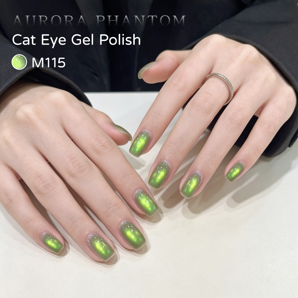 XEIJAYI 10ml — Sơn gel mắt mèo màu xanh tre hoàn toàn mới; chất lượng salon.