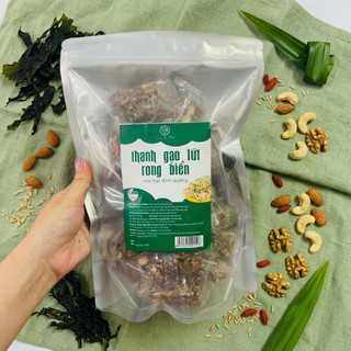 Thanh Cơm Rong Biển Mix Hạt Dinh Dưỡng Túi 500g – Snack Healthy Giòn