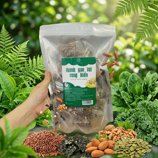 Thanh Cơm Rong Biển Mix Hạt Dinh Dưỡng Túi 500g – Snack Healthy Giòn