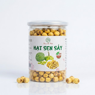 Hạt Sen Sấy Giòn Hũ 300g – Hạt Sen Giòn Ăn Vặt Healthy