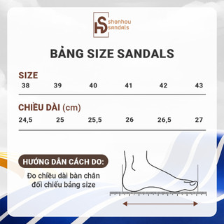Dép Sandal SHONHOU ST406 Đế Cao 4cm Êm Chân Chống Trượt  Quai Hậu Phù Hợp Mọi Hoạt Động Giày Sandal
