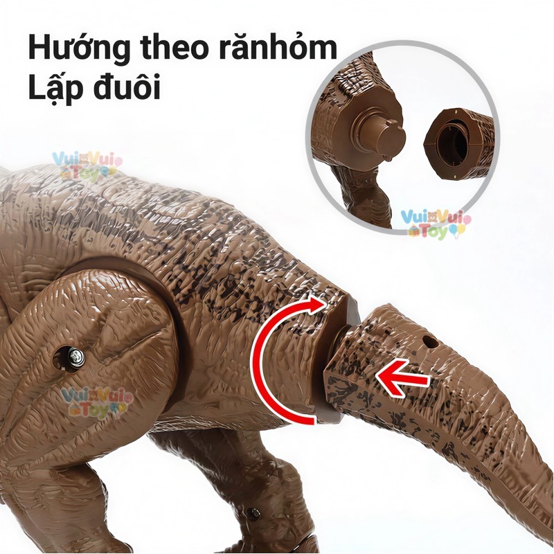 🦖Đồ chơi khủng long bạo chúa điện tử – Mô hình cho bé trai, chạy bằng điện có hiệu ứng âm thanh