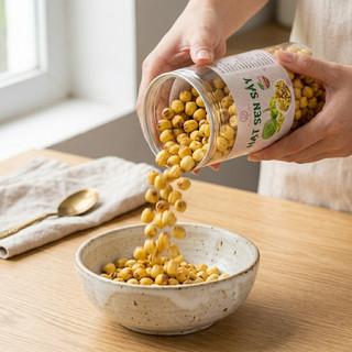 Hạt Sen Sấy Giòn Ăn Liền 1 Kg – Hạt Sen Giòn Ăn Vặt Healthy