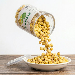 Hạt Sen Sấy Giòn Hũ 300g – Hạt Sen Giòn Ăn Vặt Healthy