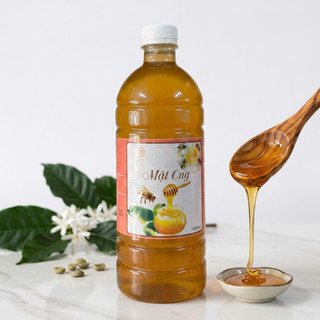 Mật Ong Hoa Cà Phê Chai 1L – Mật Ong Tự Nhiên Dùng Pha Uống