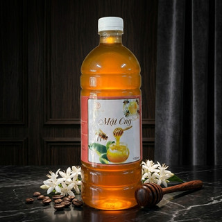 Mật Ong Hoa Cà Phê Chai 1L – Mật Ong Tự Nhiên Dùng Pha Uống