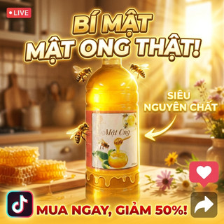 Mật Ong Hoa Cà Phê Chai 1L – Mật Ong Tự Nhiên Dùng Pha Uống