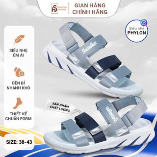 Dép Sandal SHONHOU ST406  Đế Cao 4cm Êm Chân Chống Trượt  Quai Hậu Phù Hợp Mọi Hoạt Động Giày Sandal