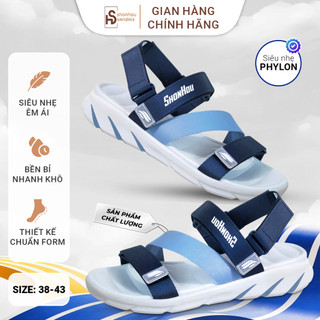 Dép Sandal SHONHOU ST405 Đế Cao 4cm EVA Chống Trượt Quai Polyester Thoáng Khí Phù Hợp Mọi