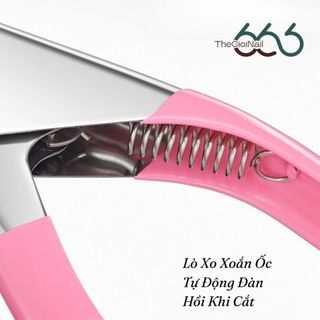 Kềm Cắt Móng Giả Đầu Ngang Inox Không Gỉ – Kìm Cắt Móng Tip Nail, Sắc Gọn, Chuyên Nghiệp Chuẩn Salon Nail666