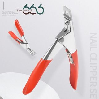 Kềm Cắt Móng Giả Đầu Ngang Inox Không Gỉ – Kìm Cắt Móng Tip Nail, Sắc Gọn, Chuyên Nghiệp Chuẩn Salon Nail666