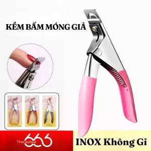 Kềm Cắt Móng Giả Đầu Ngang Inox Không Gỉ – Kìm Cắt Móng Tip Nail, Sắc Gọn, Chuyên Nghiệp Chuẩn Salon Nail666