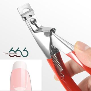 Kềm Cắt Móng Giả Đầu Ngang Inox Không Gỉ – Kìm Cắt Móng Tip Nail, Sắc Gọn, Chuyên Nghiệp Chuẩn Salon Nail666