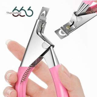 Kềm Bấm Móng Giả Cao Cấp Inox – Kềm Cắt Tip Nail Đầu Ngang Chuẩn Form, Kềm Cán Nhựa Dễ Dùng, Kềm Lực Mạnh Thegioinail666