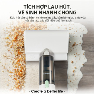 Máy hút bụi cầm tay Samono VCG16 lực hút 16000pa, công suất 400W với bộ lọc bụi mịn HEPA - BH 1 năm