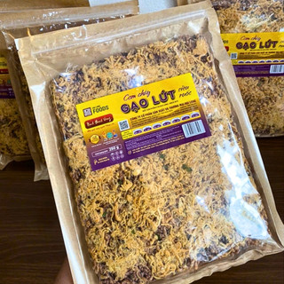 Combo 1KG Cơm Cháy Gạo Lứt, Cơm Cháy Chà Bông - Túi 250g - Đồ Ăn Vặt - Đặc Sản Truyền Thống