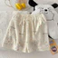 Bộ pyjama Cute cuppy (cộc tay) đũi bông mây phong cách Hàn Quốc