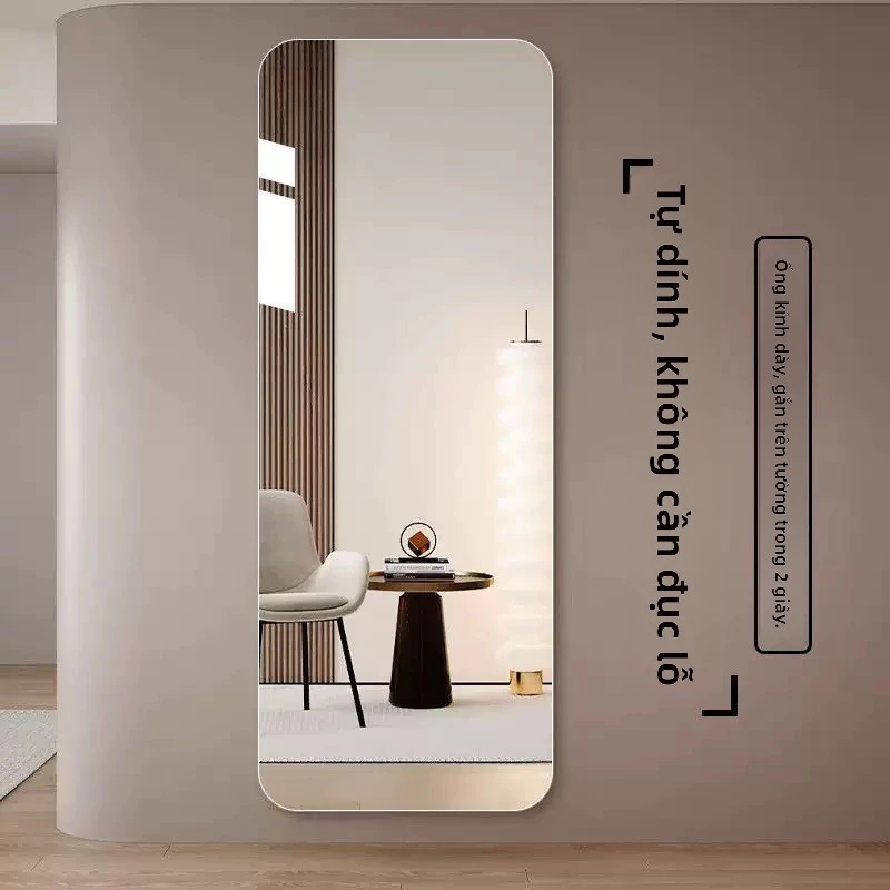 Gương Soi Toàn Thân Dán Tường Acrylic chống vỡ