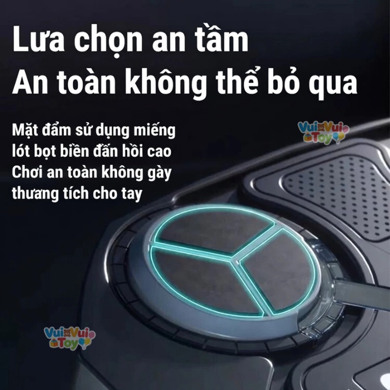 Máy tập boxing thông minh có nhạc Bảng đấm điện tử treo tường cho trẻ em, đồ chơi rèn luyện phản xạ