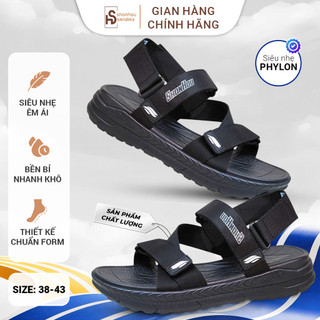 Dép Sandal SHONHOU ST414 Đế Cao 4cm EVA Chống Trượt Quai Polyester Thoáng Khí Phù Hợp Mọi