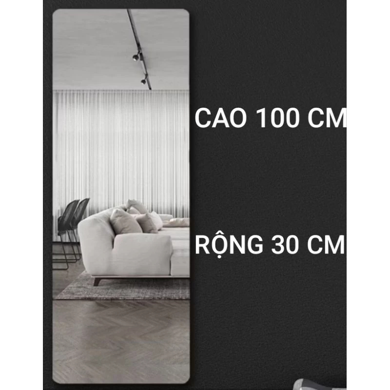 Gương Soi Toàn Thân Dán Tường Acrylic chống vỡ
