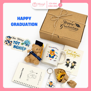 Hộp Quà Tốt Nghiệp Cao Cấp 🎁 Set Quà Tặng Bạn Thân, Người Yêu Ý Nghĩa – Happy Graduation, Full Box Decor