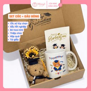 Hộp Quà Tốt Nghiệp Cao Cấp 🎁 Set Quà Tặng Bạn Thân, Người Yêu Ý Nghĩa – Happy Graduation, Full Box Decor
