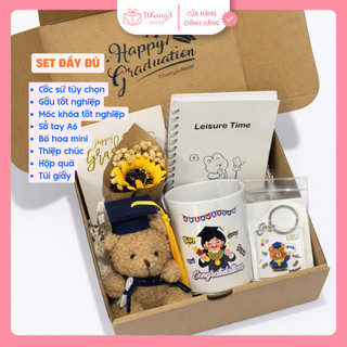 Hộp Quà Tốt Nghiệp Cao Cấp 🎁 Set Quà Tặng Bạn Thân, Người Yêu Ý Nghĩa – Happy Graduation, Full Box Decor