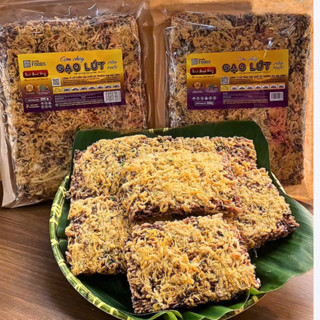 Cơm cháy gạo lứt - cơm cháy chà bông - túi 200g, 250g - đồ ăn vặt - đặc sản truyền thống