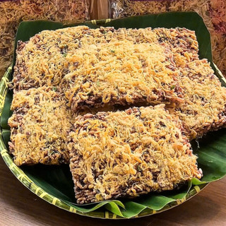 Cơm cháy gạo lứt - cơm cháy chà bông - túi 200g, 250g - đồ ăn vặt - đặc sản truyền thống