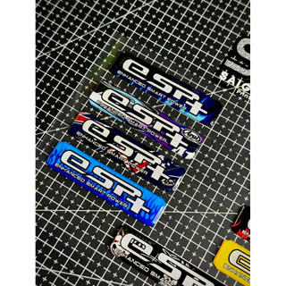 |1 Cái| Tem Sticker Nhựa Nổi Phản Quang ESP+ V2 Mẫu Lửa 2026 - Dán Pô E, Lọc Gió Tay Ga - Có 9 Mẫu