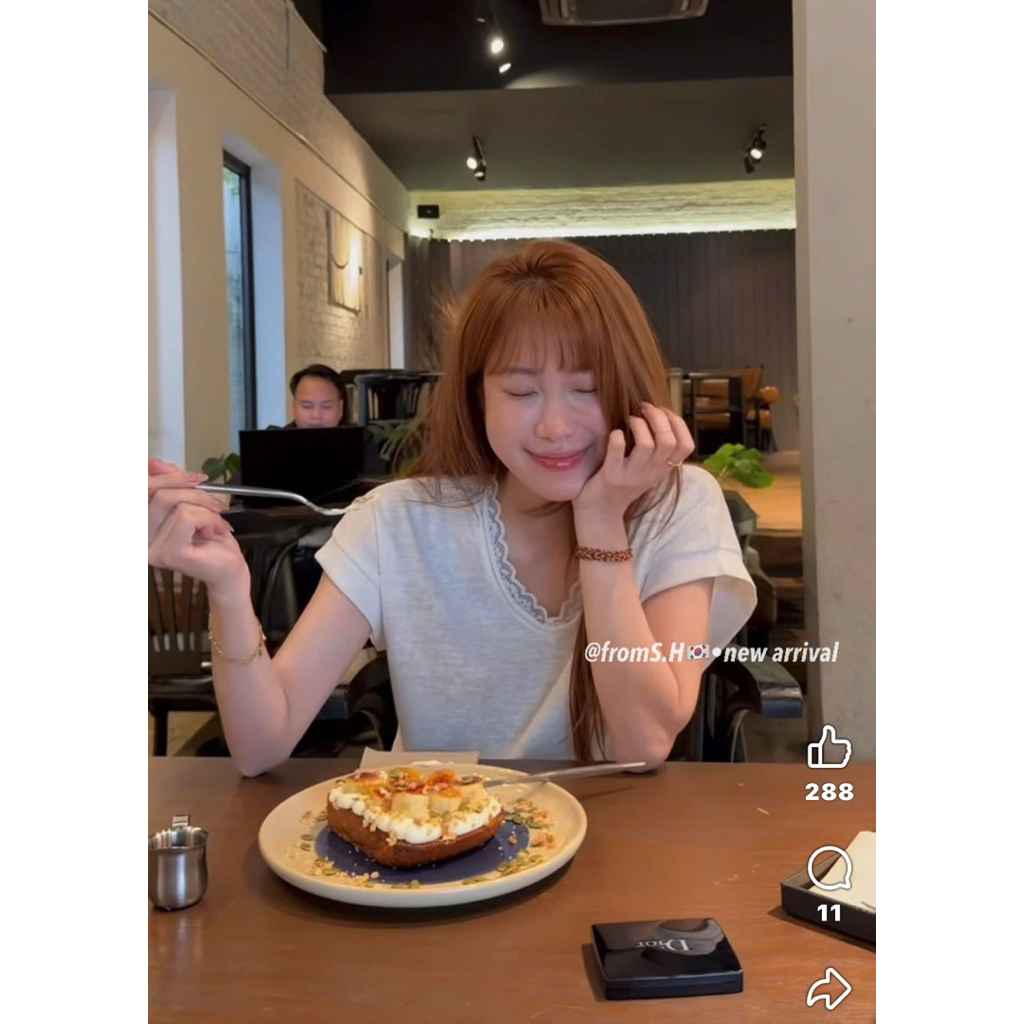 [𝐒𝐮𝐙𝐲] Áo Thun Giấy Cổ Ren QCCC (48-58kg)