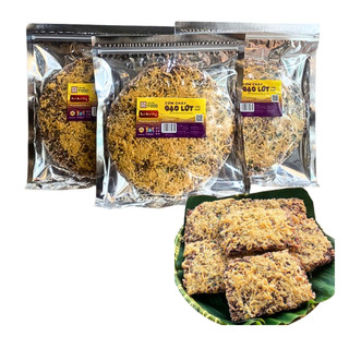 Combo 3 gói 600g cơm cháy gạo lứt siêu ruốc - cơm cháy siêu chà bông - đại long foods
