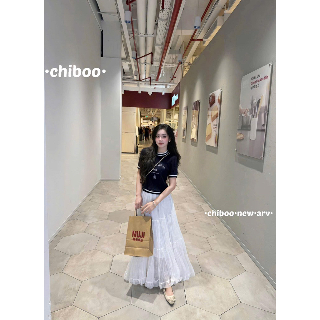 [𝐒𝐮𝐙𝐲] Chân Váy Ren Có Lót QCCC (Dài 90cm)
