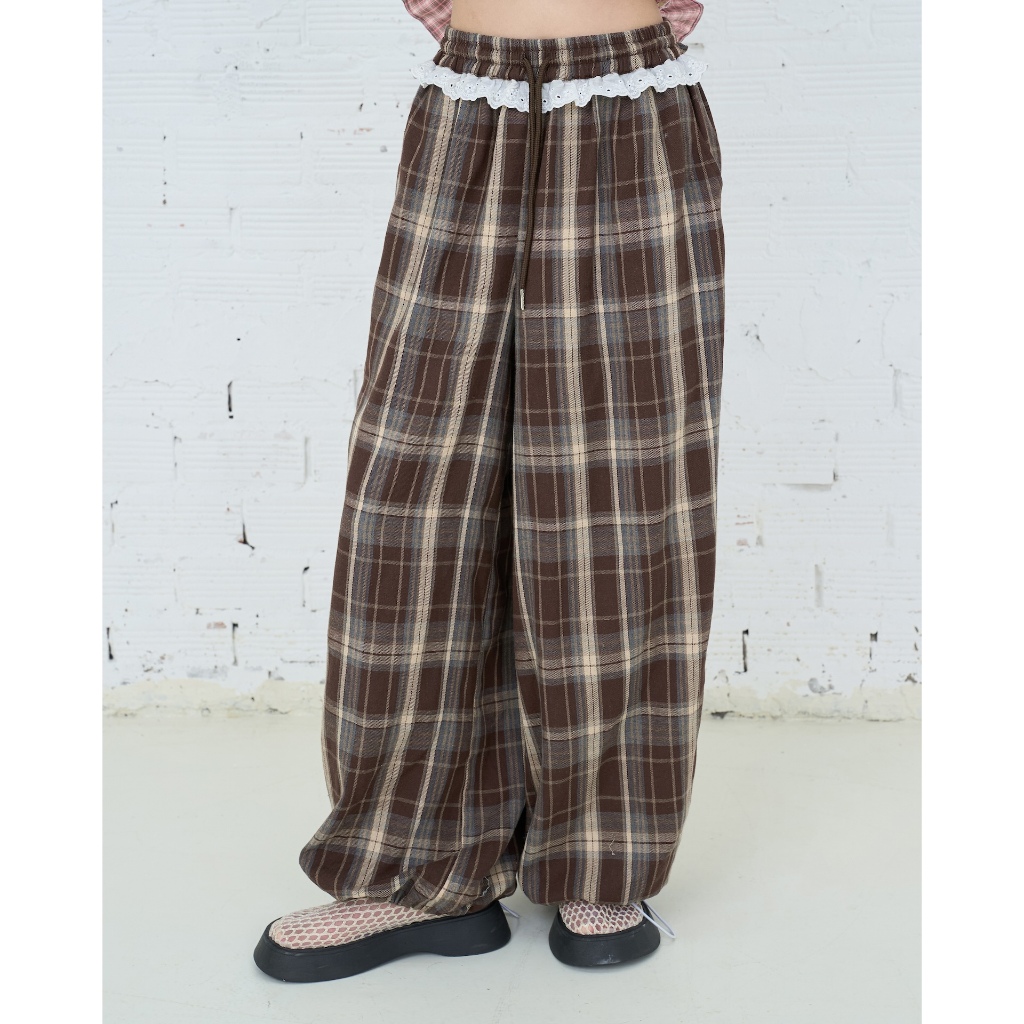 Quần Dài Nữ BIRANS PANT Sọc Caro Năng Động SECODEE