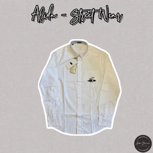 ⚡️[Hight Quality] Áo Sơ Mi Nam Nữ D100 Shirt Lili Of Va11ey - Điểm Nhấn Chữ Thêu Hoa Trước Túi Cao Cấp Loại 1