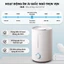 MÁY PHUN SƯƠNG TẠO QCOOKO ẨM dung tích lớn 4L Máy khuếch tán tinh dầu Humidifier sử dụng liên tục 10 tiếng