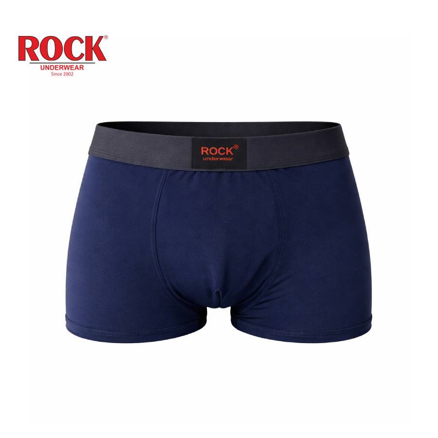 Combo 3 Quần Lót Nam Boxer ROCK QA 1060 Trơn Mát Thoáng Khí Cao Cấp, Quần SỊp Nam Boxer Mềm Mại Thoải Mái Ngày Dài
