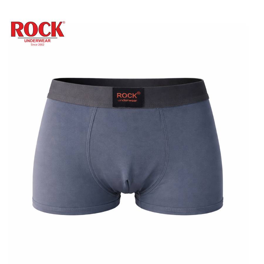 Combo 3 Quần Lót Nam Boxer ROCK QA 1060 Trơn Mát Thoáng Khí Cao Cấp, Quần SỊp Nam Boxer Mềm Mại Thoải Mái Ngày Dài