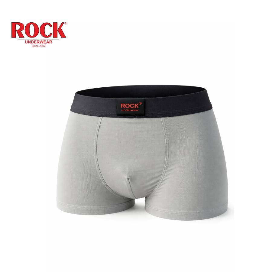 Combo 3 Quần Lót Nam Boxer ROCK QA 1060 Trơn Mát Thoáng Khí Cao Cấp, Quần SỊp Nam Boxer Mềm Mại Thoải Mái Ngày Dài