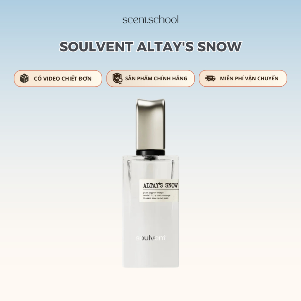 5/10ml | Soulvent Altay's Snow | Nước hoa Unisex | Nước hoa chính hãng ...