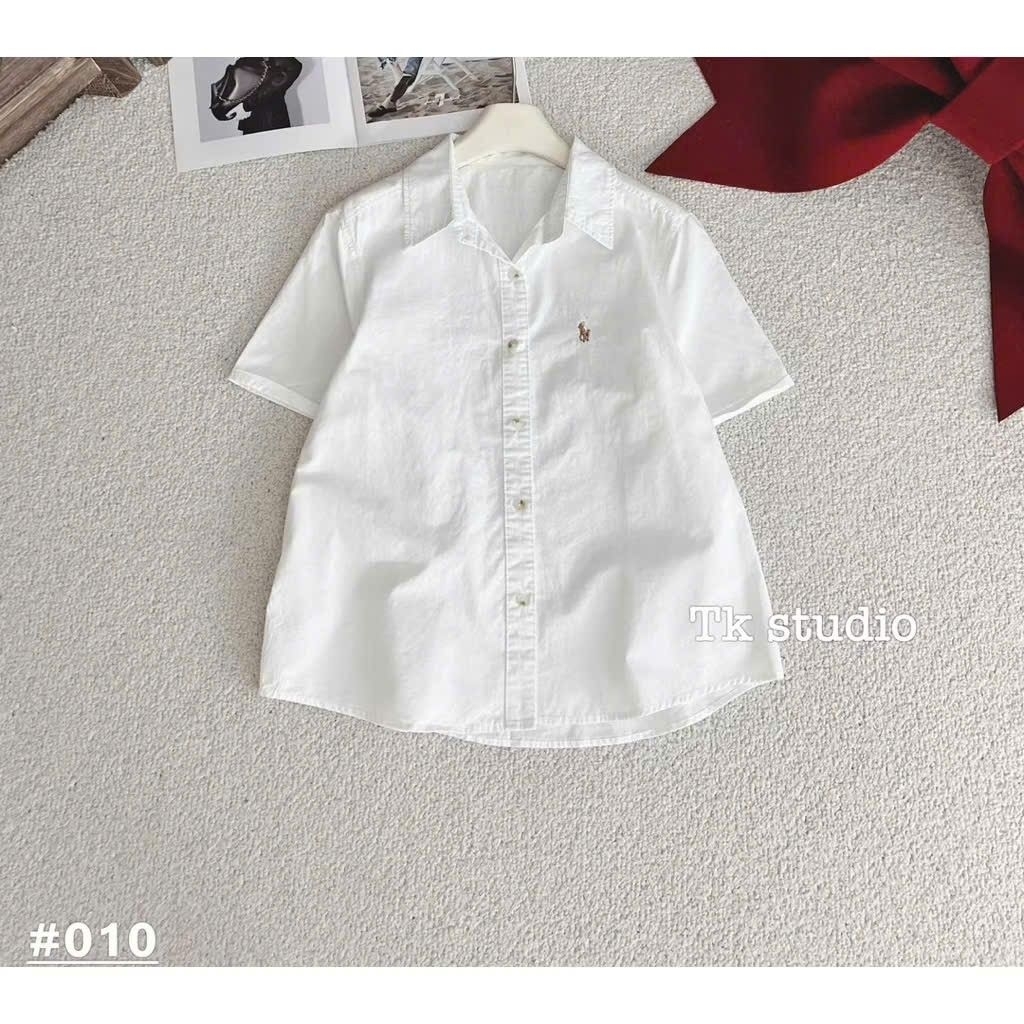 [𝑯𝒂 𝑨𝒏𝒉] Áo Sơ Mi Cộc Tang Ngựa QCL1