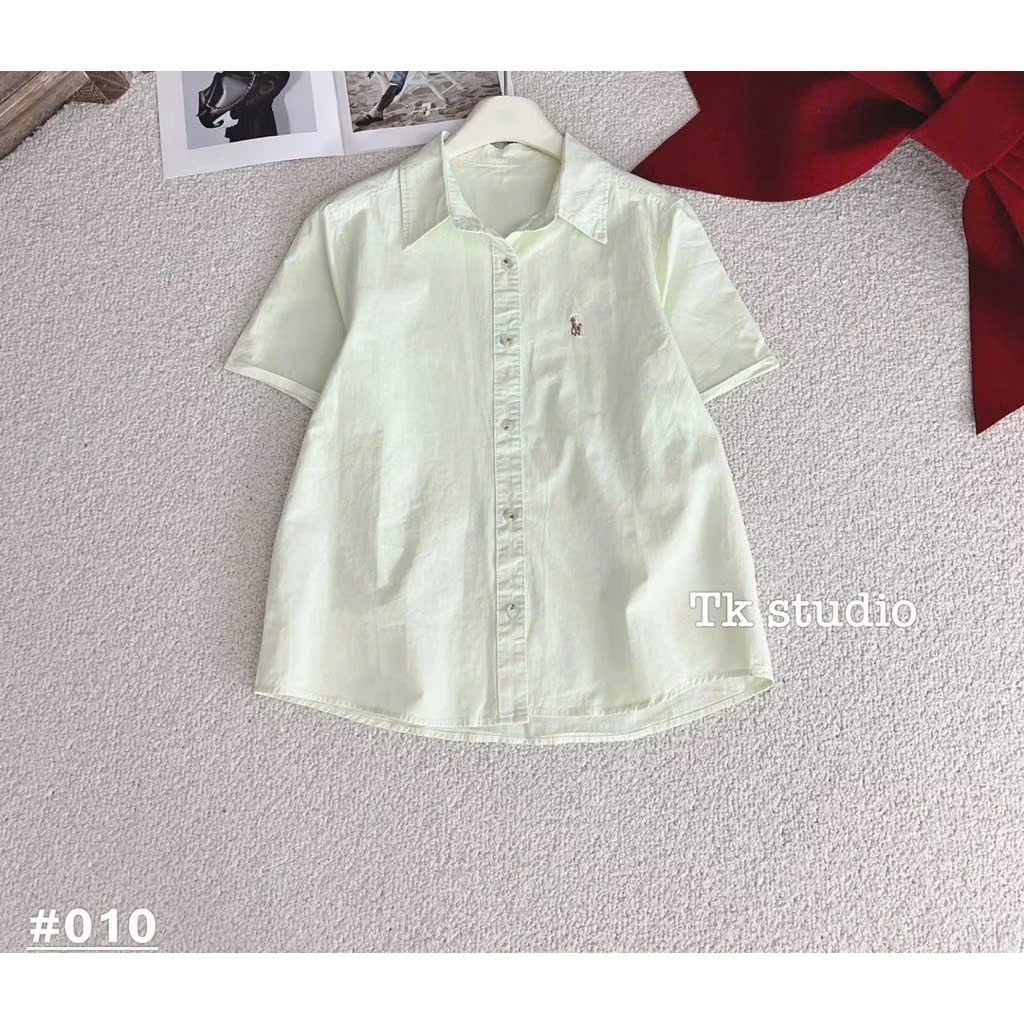 [𝑯𝒂 𝑨𝒏𝒉] Áo Sơ Mi Cộc Tang Ngựa QCL1