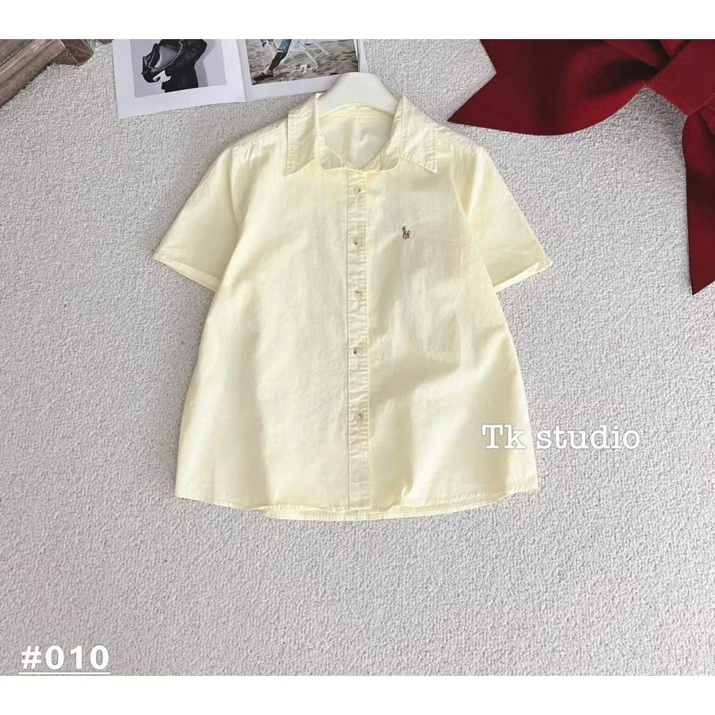 [𝑯𝒂 𝑨𝒏𝒉] Áo Sơ Mi Cộc Tang Ngựa QCL1