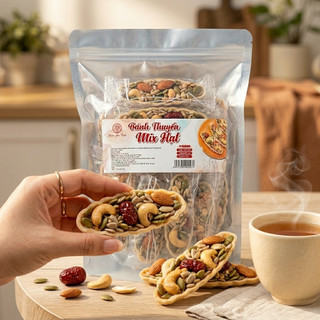 Bánh Thuyền Mix Hạt Giàu Dinh Dưỡng 1 Kg – Snack Healthy Ăn Là Ghiền