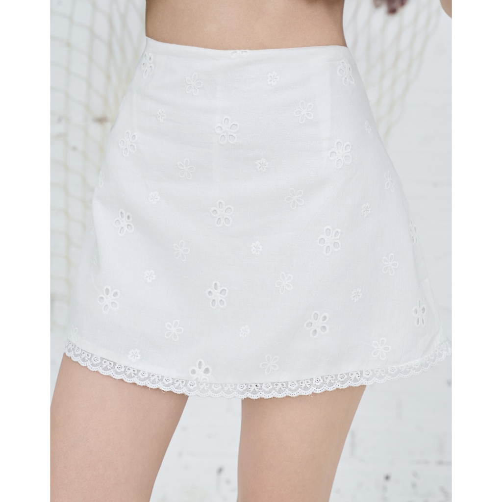 Set Nữ WIZAR Áo Kiểu Họa Tiết In Hoa Cột Nơ Phối Chân Váy Họa Tiết In Hoa SECODEE