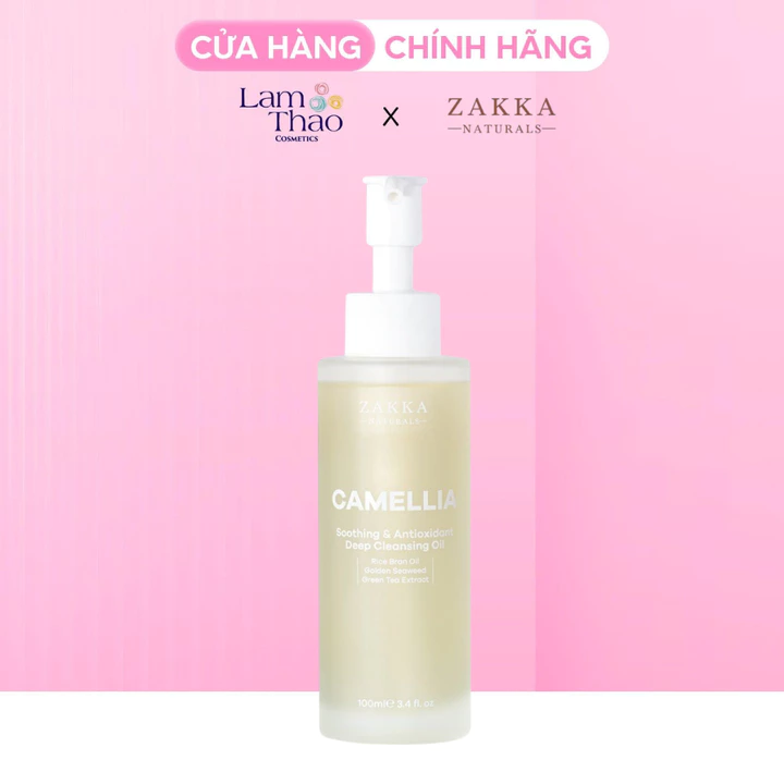 Dầu Tẩy Trang Zakka Naturals Camellia Soothing & Antioxidant Deep Cleansing Oil